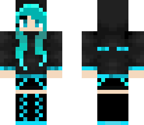 blue enderman girl