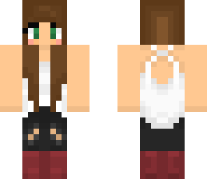 girl with ripped jeans