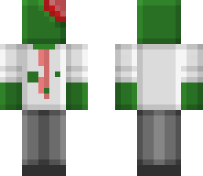 derpy zombie in a suit eate brains sut and tie