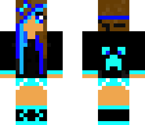 pretty blue girl