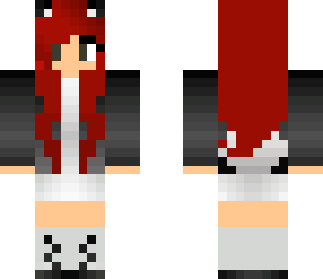 red hair panda-type girl