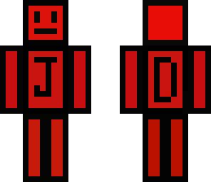 red and black