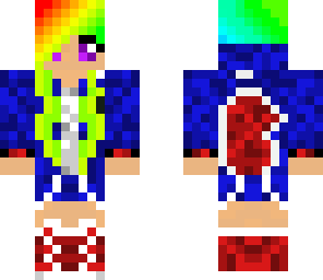 redone rainbow girl