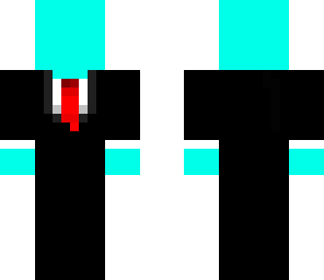 diamond block in a suit