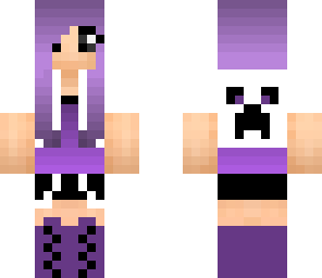 edited cool creeper girl
