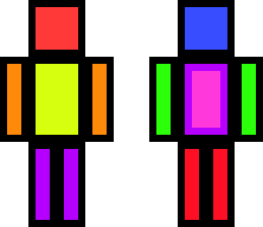 rainbow skin