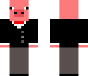 tuxedo pig