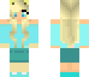 blue girl