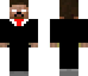 herobrine in tux