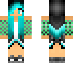 edited blue hair girl