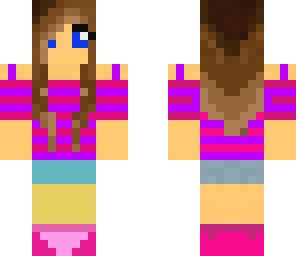 awesome pretty girl skin