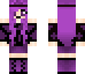purple emo girl