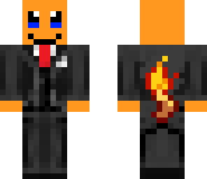 charmander in a tuxedo