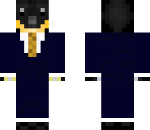 penguin in a suit