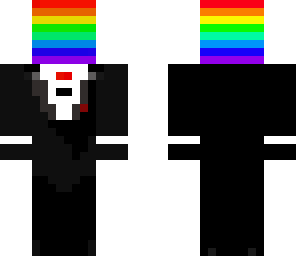 rainbow tux