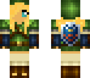 blonde link girl by flowerfol