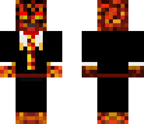 magma cube in a suit