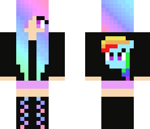 teh rainbow dashie gal