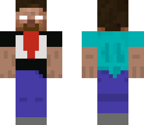herobrine in a suit
