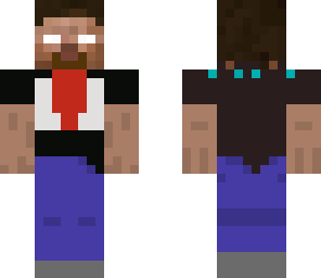 herobrine in a suit