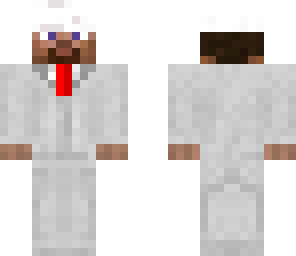 white tuxedo steve