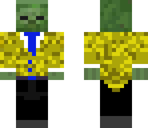 zombie in a gold suit