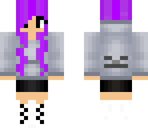 girl with a hoodie
