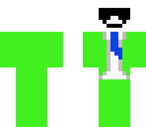 ghost in a green suit