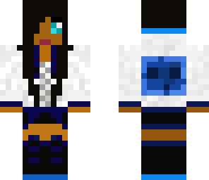 blue slime girl