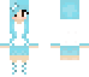 cute blue girl