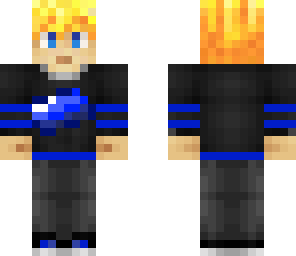 blue ingot man