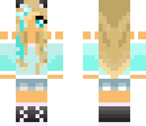 cat girl with bow