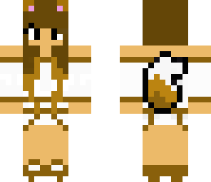 awesome wolf skin girl