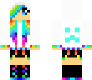 rainbow creeper girl