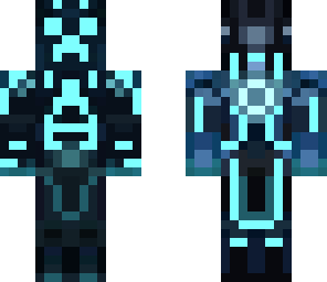 creeper in blue