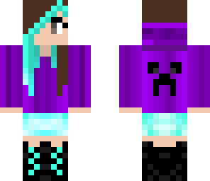 aqua creeper girl