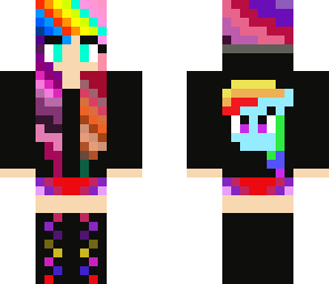 rainbow dash    one the human friends