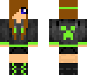 creeper hoodie girl