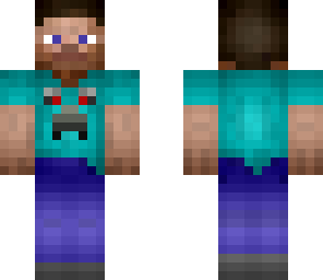 hd steve with creeper shirt