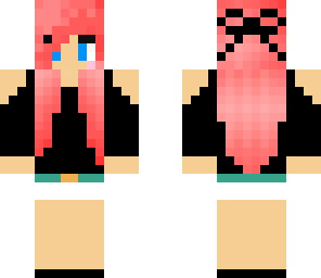 pink haired girl