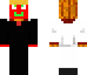 red slime king  partly a pumkin