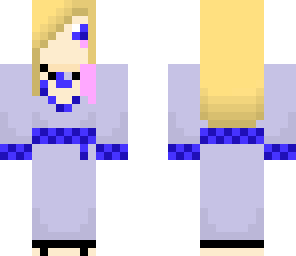 blue kimono girl