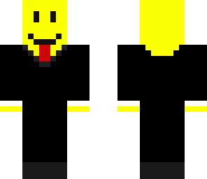 smiley face in tuxedo