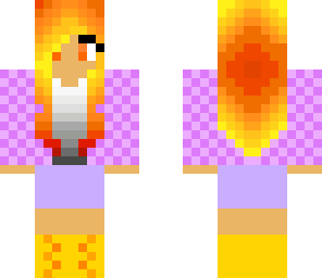 fire hair girl