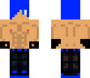 blue boxer
