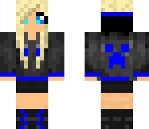 blue creeper girl
