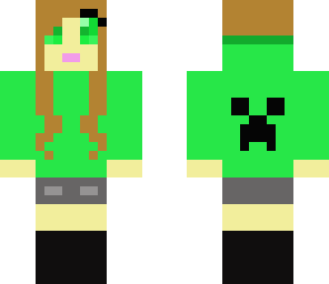 modified creeper girl