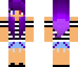 cute purple haired girl updated