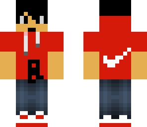 cool nike red man 