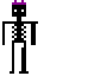 stick man skeleton king please vote for this